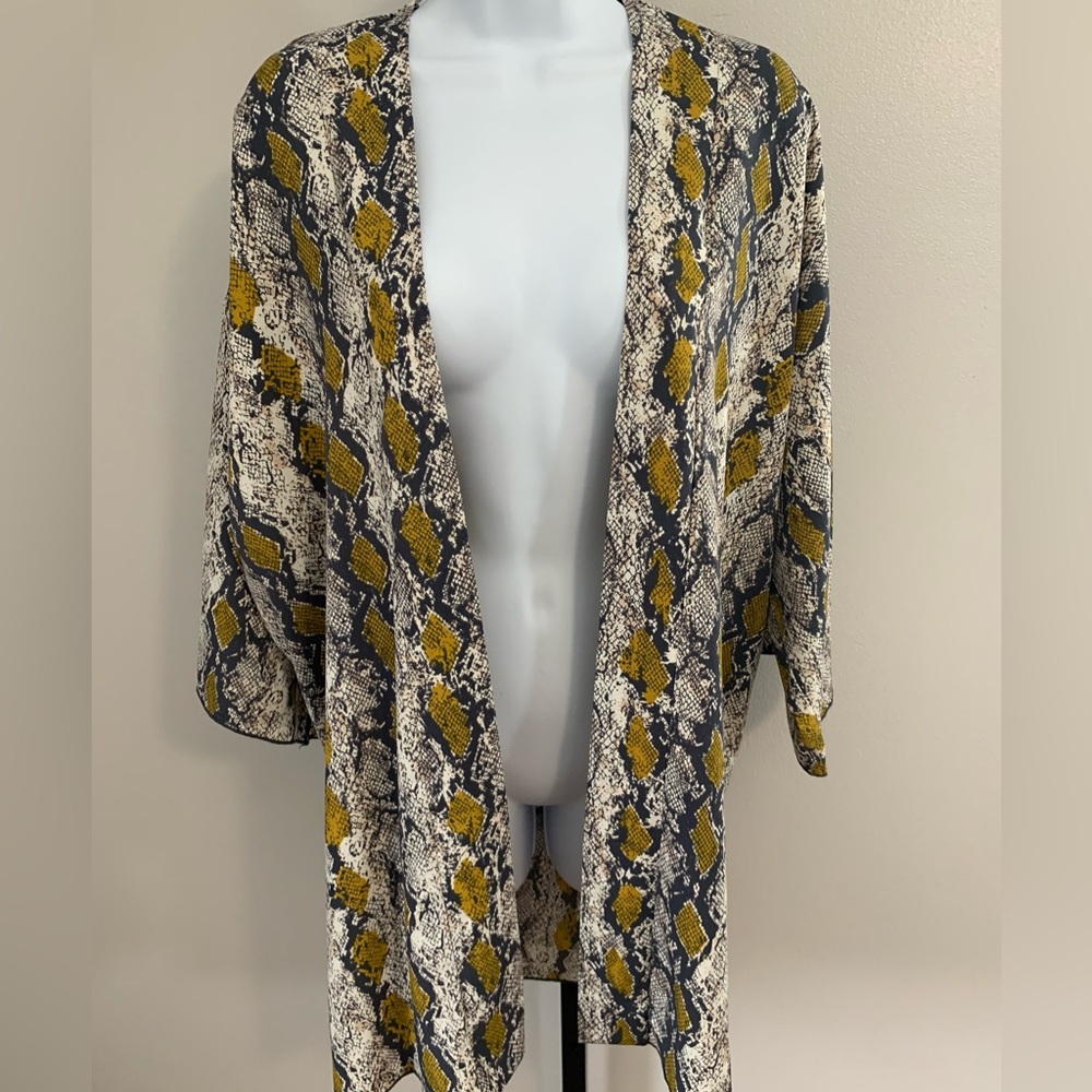 Allison Joy Snake Print Kimono